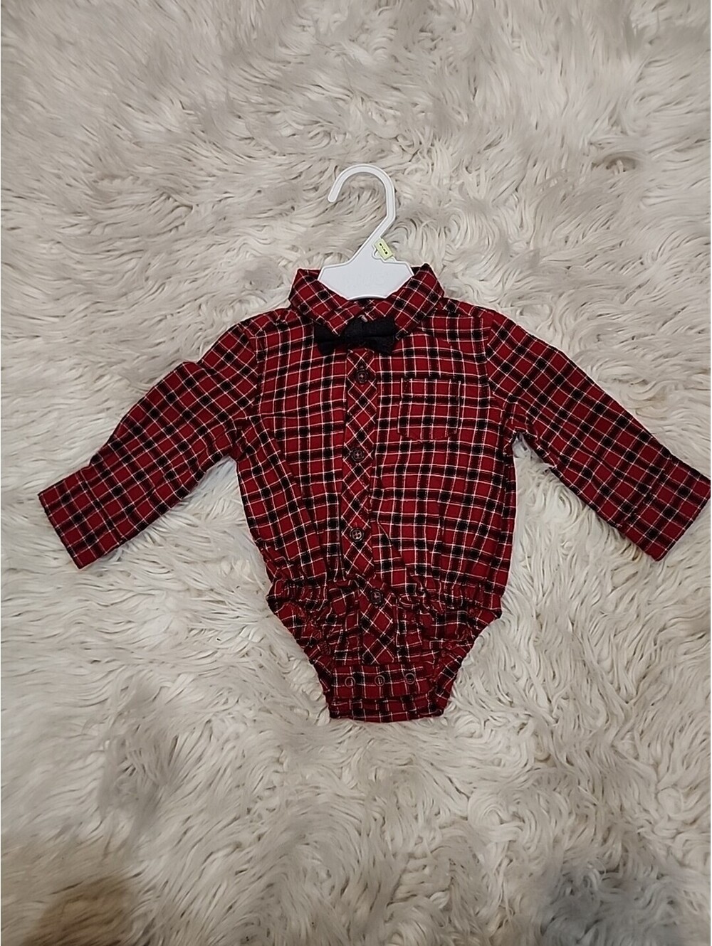 Koakakids 0-3 new button down with tie 100% Cotton RN67391